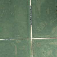 Second close-up of the map of Dazey, North Dakota print showing more streets and buildings