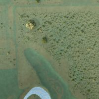 Second close-up of the map of Dickey, North Dakota print showing more streets and buildings