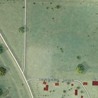 Second close-up of the map of Dumont, Minnesota print showing more streets and buildings