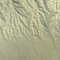 Second close-up of the map of Dustin Acres, California print showing more streets and buildings
