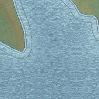 Second close-up of the map of Eagle, Alaska print showing more streets and buildings
