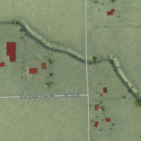 Second close-up of the map of Eagle Lake, Illinois print showing more streets and buildings
