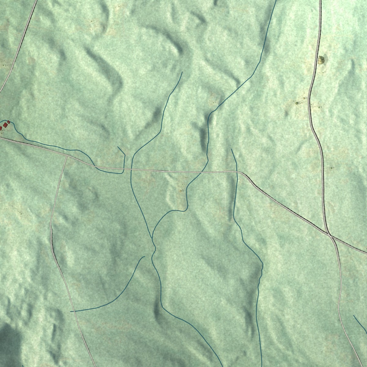 Second close-up of the map of East Nassau, New York print showing more streets and buildings