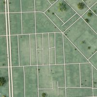 Second close-up of the map of Easterwood, Maryland print showing more streets and buildings