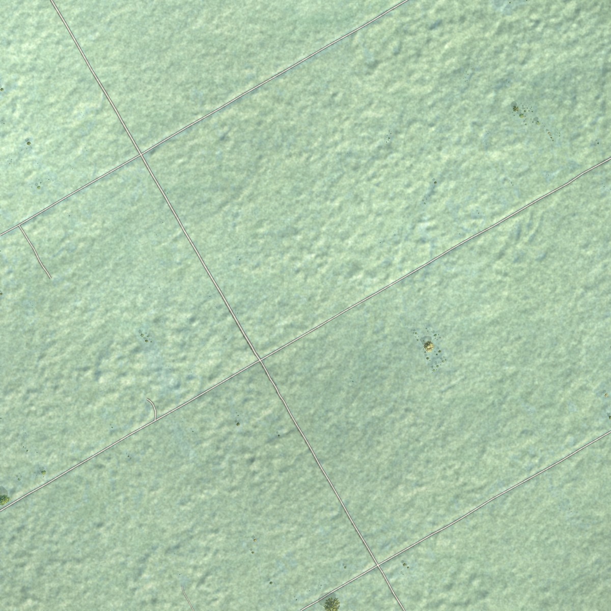 Second close-up of the map of Eden Roc, Hawaii print showing more streets and buildings