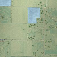 Second close-up of the map of Egan, Louisiana print showing more streets and buildings