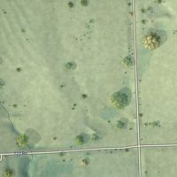 Second close-up of the map of Elk Creek, Nebraska print showing more streets and buildings