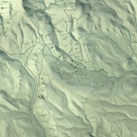 Second close-up of the map of Elko, Nevada print showing more streets and buildings