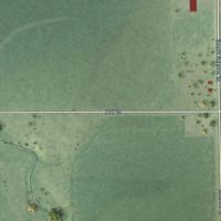 Second close-up of the map of Elkton, Minnesota print showing more streets and buildings