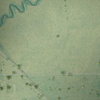 Second close-up of the map of Elyria, Kansas print showing more streets and buildings
