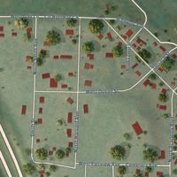Second close-up of the map of Endeavor, Wisconsin print showing more streets and buildings