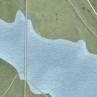 Second close-up of the map of Enders, Nebraska print showing more streets and buildings