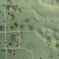 Second close-up of the map of Ericson, Nebraska print showing more streets and buildings