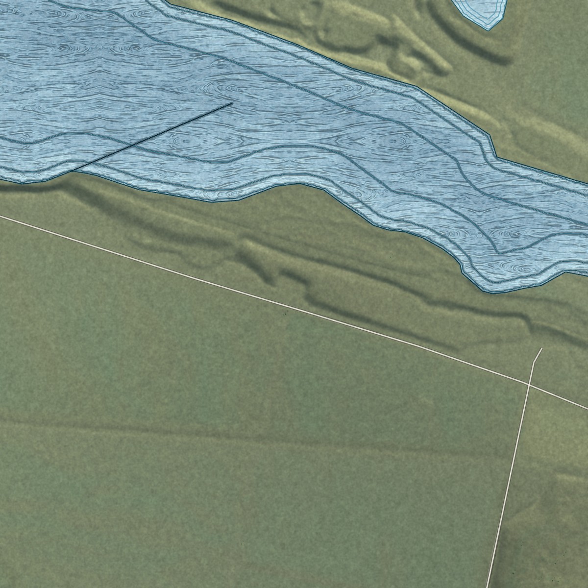 Second close-up of the map of Esparto, California print showing more streets and buildings