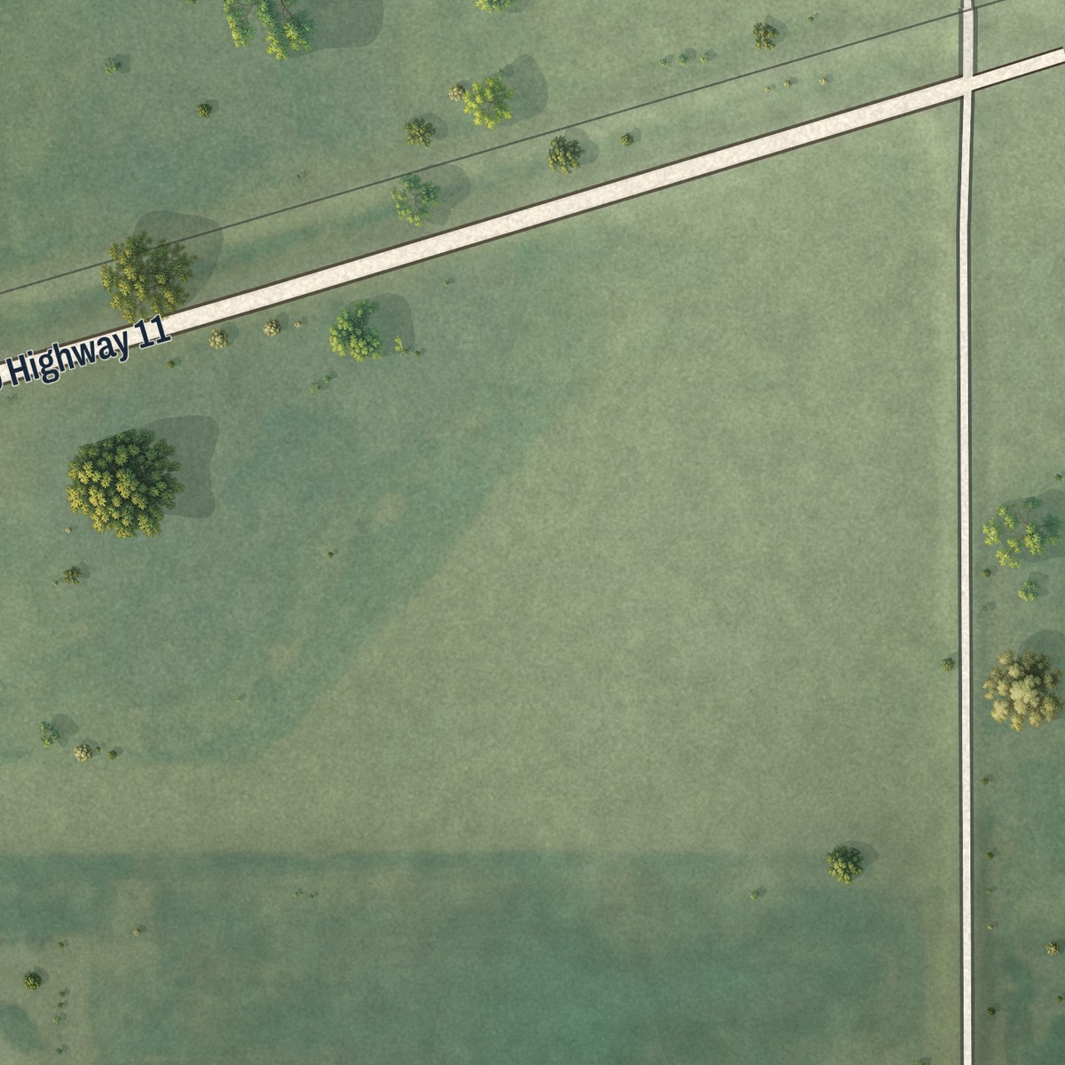 Second close-up of the map of Essig, Minnesota print showing more streets and buildings