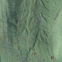 Second close-up of the map of Fabius, New York print showing more streets and buildings