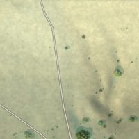 Second close-up of the map of Fair Haven Colony, Montana print showing more streets and buildings