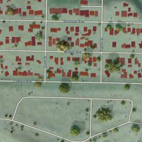 Second close-up of the map of Fairhaven, Washington print showing more streets and buildings