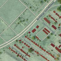 Second close-up of the map of Fairland, Virginia print showing more streets and buildings