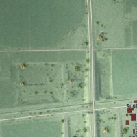 Second close-up of the map of Fairmont, Nebraska print showing more streets and buildings