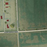 Second close-up of the map of Fairmount, North Dakota print showing more streets and buildings