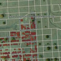 Second close-up of the map of Fairview-Ferndale, Pennsylvania print showing more streets and buildings