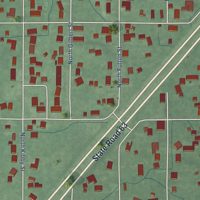 Second close-up of the map of Fairview Park, Indiana print showing more streets and buildings