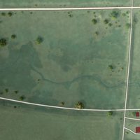 Second close-up of the map of Farwell, Nebraska print showing more streets and buildings