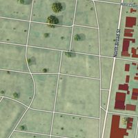 Second close-up of the map of Fern Rock, Pennsylvania print showing more streets and buildings