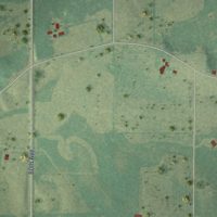 Second close-up of the map of Flensburg, Minnesota print showing more streets and buildings