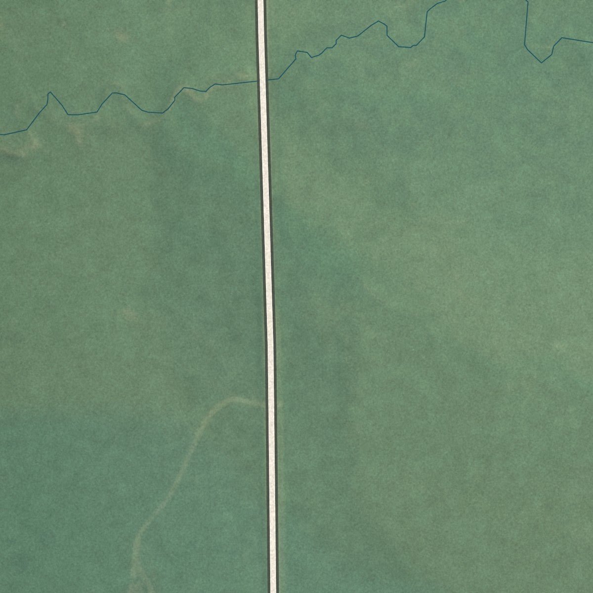 Second close-up of the map of Foraker, Oklahoma print showing more streets and buildings