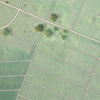 Second close-up of the map of Forest Park Golf Course, Maryland print showing more streets and buildings