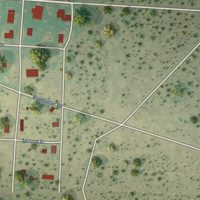 Second close-up of the map of Forsan, Texas print showing more streets and buildings