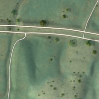 Second close-up of the map of Fremont, Missouri print showing more streets and buildings