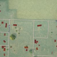 Second close-up of the map of Gem, Kansas print showing more streets and buildings