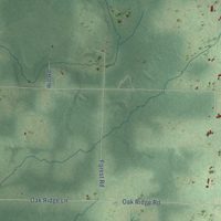 Second close-up of the map of Georgetown, Price County, Wisconsin print showing more streets and buildings