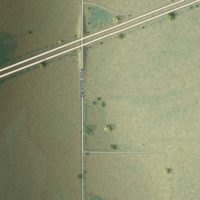 Second close-up of the map of Goodwin, Arkansas print showing more streets and buildings