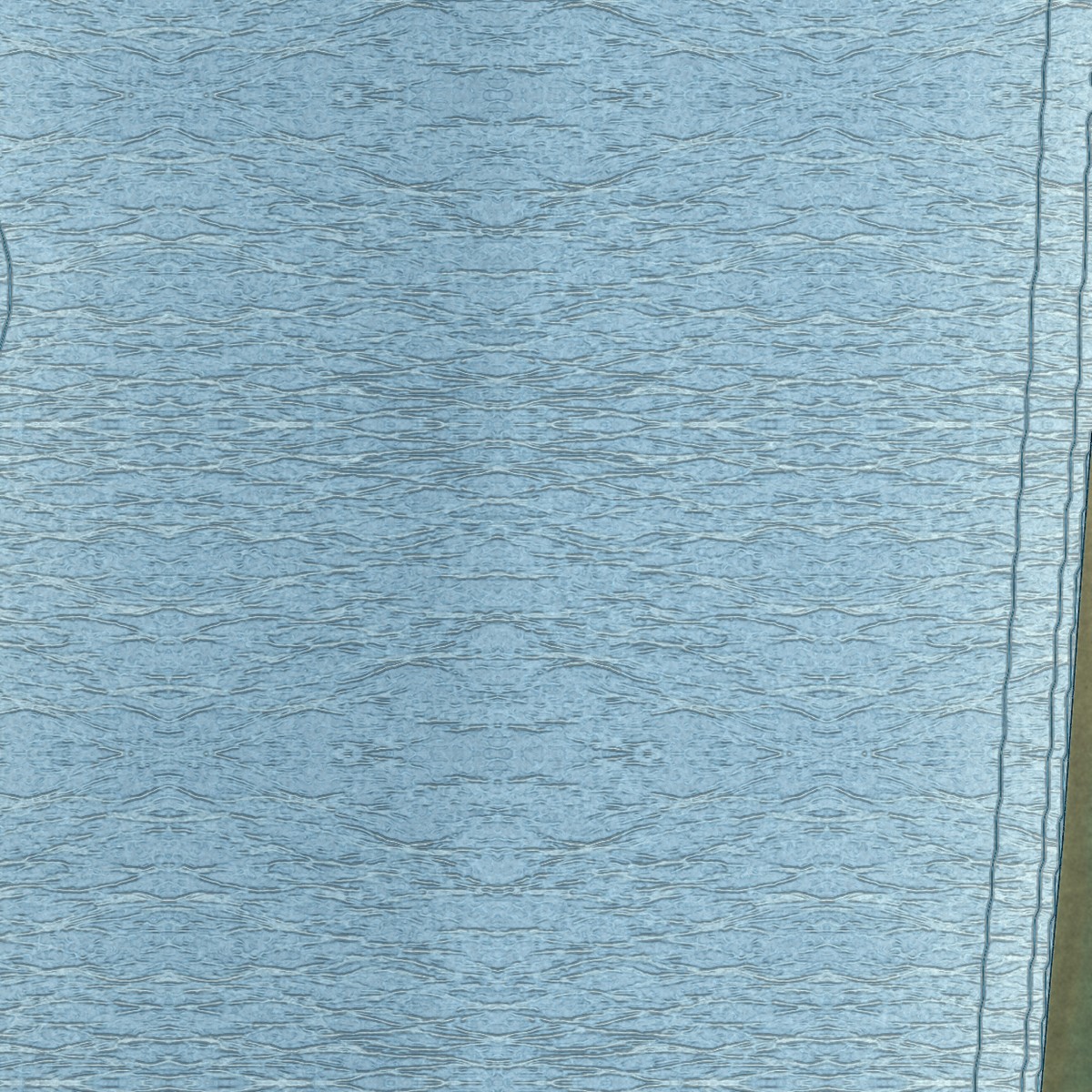 Second close-up of the map of Grayling, Alaska print showing more streets and buildings