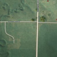 Second close-up of the map of Grayson, Missouri print showing more streets and buildings