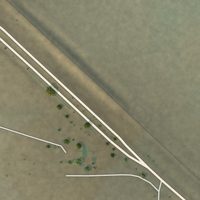 Second close-up of the map of Grenville, New Mexico print showing more streets and buildings
