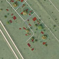 Second close-up of the map of Greycliff, Montana print showing more streets and buildings