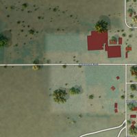 Second close-up of the map of Grover, Colorado print showing more streets and buildings