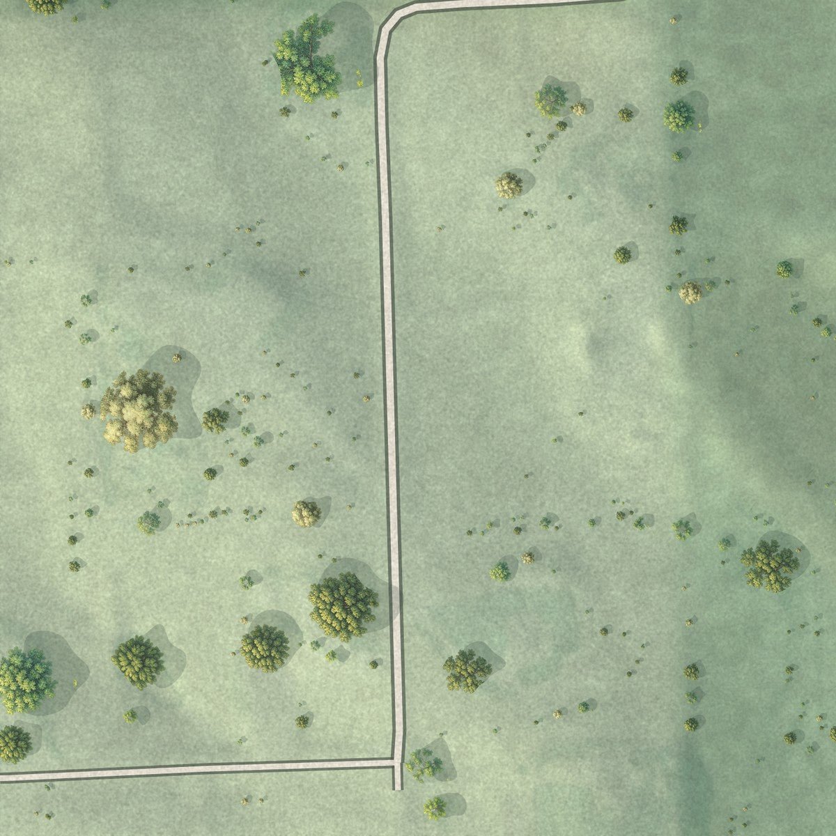Second close-up of the map of Hadar, Nebraska print showing more streets and buildings