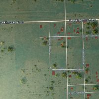 Second close-up of the map of Hasty, Colorado print showing more streets and buildings