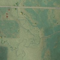 Second close-up of the map of Hatfield, Minnesota print showing more streets and buildings