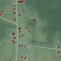 Second close-up of the map of Heislerville, New Jersey print showing more streets and buildings