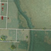 Second close-up of the map of Herndon, Kansas print showing more streets and buildings