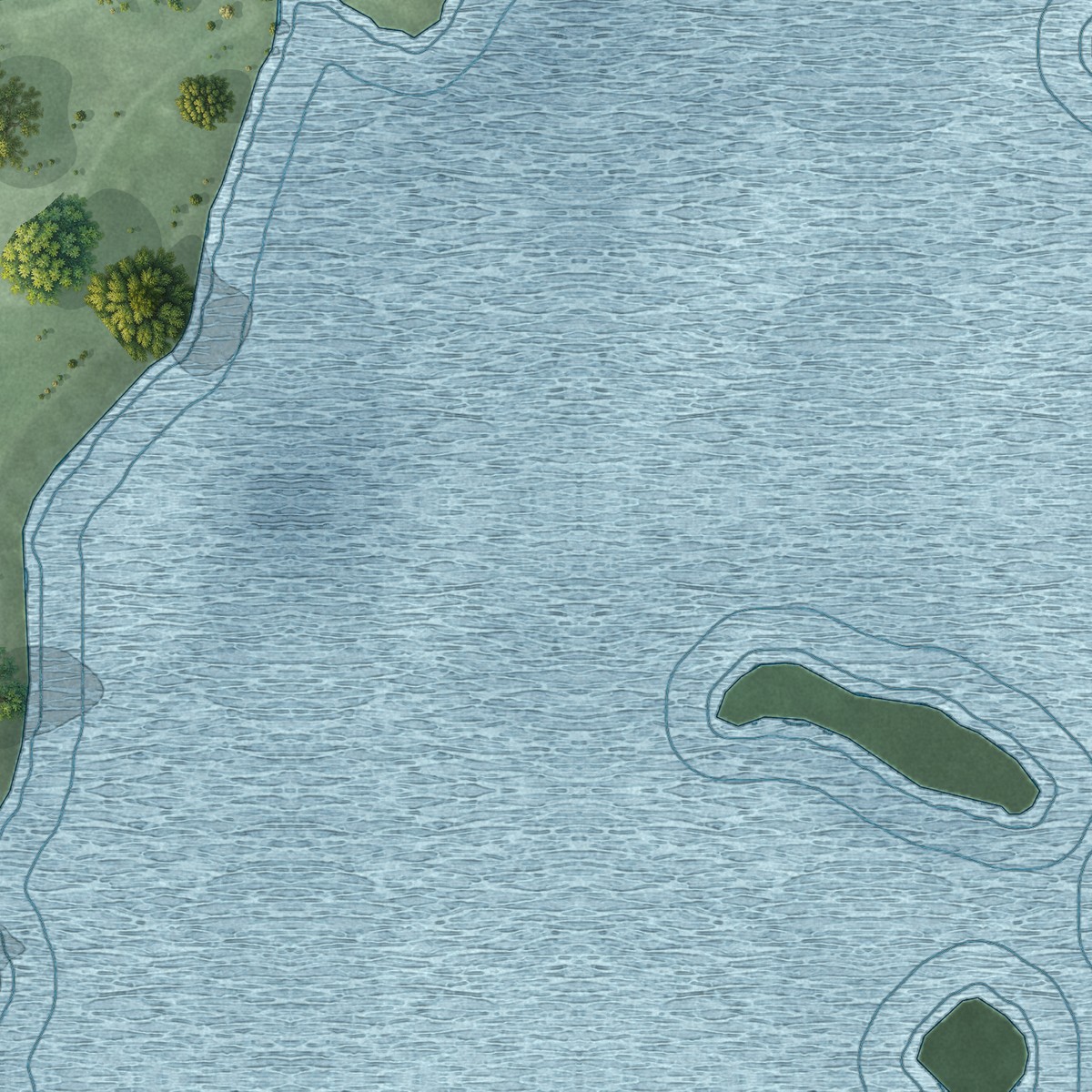 Second close-up of the map of Hewlett Neck, New York print showing more streets and buildings