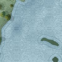 Second close-up of the map of Hewlett Neck, New York print showing more streets and buildings