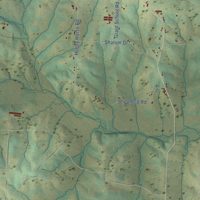 Second close-up of the map of High Point, Missouri print showing more streets and buildings